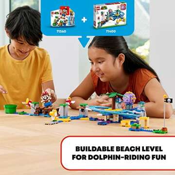 LEGO Super Mario Big Urchin Beach Ride Expansion Set 71400 Building Kit; Collectible Toy for Kids Ag...