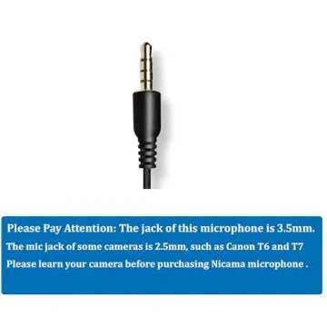 Nicama LVM1 Lavalier Lapel Microphone with Windscreen Muff for DSLR Camera Canon Nikon Camcorder Zoom TASCAM Audio Recorder Smartphone PC