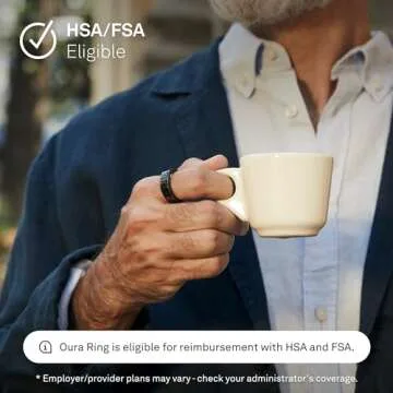 Oura Ring Gen3 Heritage - Black - Stylish Smart Health Tracker