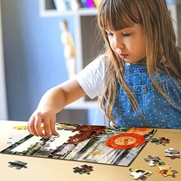 4 in 1 Increasing Difficulty Kids Puzzle for Kids, Ages 3-8, 24-60-Piece Puzzles, Puzzles for Children Learning Educational Puzzles Toys for Boys and Girls Set for Kids(4 Puzzles)