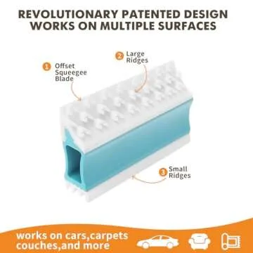 YOUDIWADI Pet Hair Remover Lint Remover Reusable Dog and Cat Hair Remover for Furniture,Couch, Carpet, Car Interiors and Bedding Dog Hair Remover for Auto Detailing Tool (1)