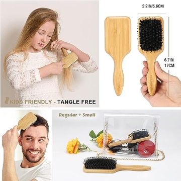 BESTOOL Hair Brush Set for Easy Detangling and Shine