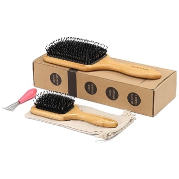 BESTOOL Hair Brush Set for Easy Detangling and Shine