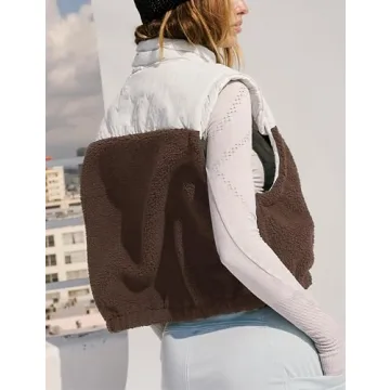 Stylish Yeokou Fleece Cropped Vest for Cozy Days