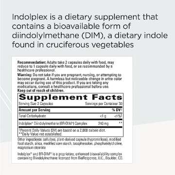 Integrative Therapeutics Indolplex - Bioavailable DIM Supplement - Supports Healthy Estrogen Balance...