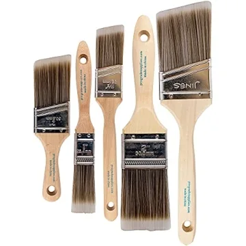 Pro Grade 5 Piece Paint Brush Set for All Paints