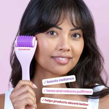 Kiramoon Reset Roller to Boost Skincare Absorption, Reduce Puffiness, Relax Jaw Muscles, and Promote Collagen. Anti-Aging and Relaxing Silicone, Gifts for Her