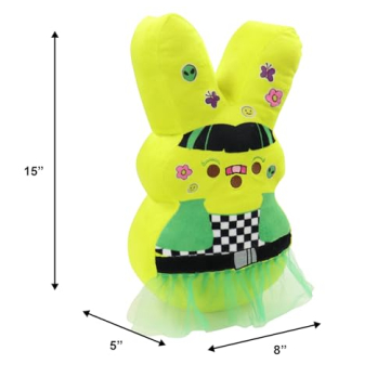 Animal Adventure Shaggy Bunny Peeps 15 Inch Plush Toy