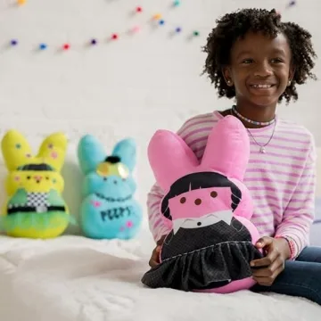 Animal Adventure Shaggy Bunny Peeps 15 Inch Plush Toy