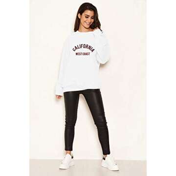 HeSaYep Women's Oversized Sweatshirt - Chic & Comfy