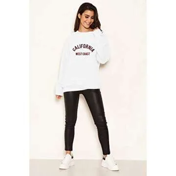 HeSaYep Women's Oversized Sweatshirt - Chic & Comfy