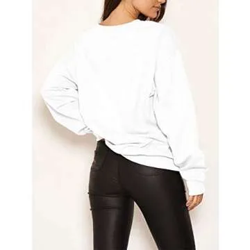 HeSaYep Women's Oversized Sweatshirt - Chic & Comfy
