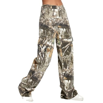 Shop Women's Camo Cargo Pants For Stylish Comfort