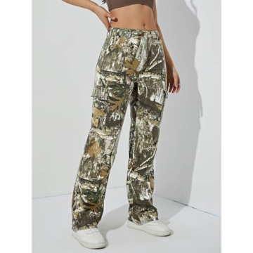 Shop Women's Camo Cargo Pants For Stylish Comfort
