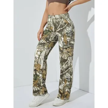 Shop Women's Camo Cargo Pants For Stylish Comfort