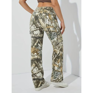 Shop Women's Camo Cargo Pants For Stylish Comfort