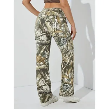 Shop Women's Camo Cargo Pants For Stylish Comfort