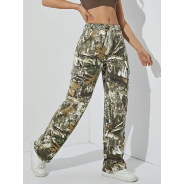 Shop Women's Camo Cargo Pants For Stylish Comfort