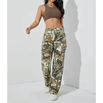 Shop Women's Camo Cargo Pants For Stylish Comfort