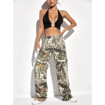 Shop Women's Camo Cargo Pants For Stylish Comfort