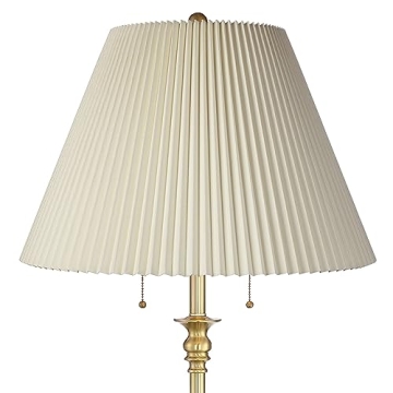 Elegant 58" Floor Lamp with Antique Brass Finish | 360 Lighting