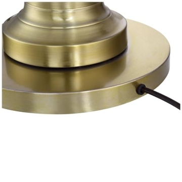 Elegant 58" Floor Lamp with Antique Brass Finish | 360 Lighting