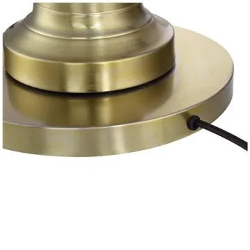 Elegant 58" Floor Lamp with Antique Brass Finish | 360 Lighting