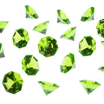 Super Z Outlet Acrylic Colorful Round Treasure Gemstones for Table Scatter, Vase Fillers, Event, Wed...