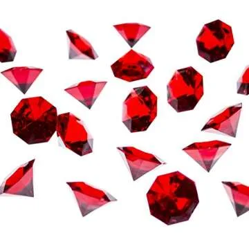 Super Z Outlet Acrylic Colorful Round Treasure Gemstones for Table Scatter, Vase Fillers, Event, Wedding, Arts & Crafts, Birthday Decorations Favor (36 Pieces) (Assorted)