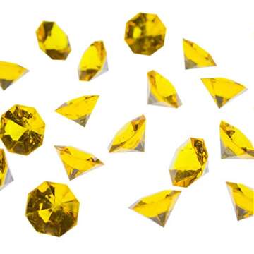 Super Z Outlet Acrylic Colorful Round Treasure Gemstones for Table Scatter, Vase Fillers, Event, Wedding, Arts & Crafts, Birthday Decorations Favor (36 Pieces) (Assorted)