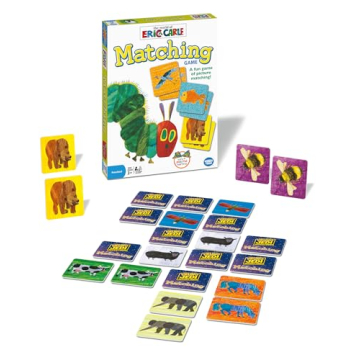 Wonder Forge Eric Carle Matching Game For Boys & Girls Age 3 To 5 - A Fun & Fast Animal Memory Game