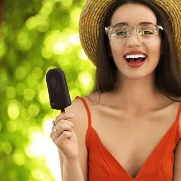 Perthlin 4 Pieces Ice Cream Mould lolly Mold Silicone Ice Cream Mold 4-Cavity Cake Pop Molds Baking Molds with 200 Pieces Sticks for Homemade Treats(White)