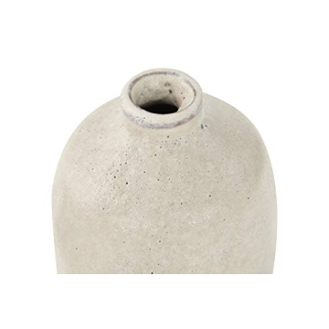 Light Grey Terracotta Vases Set of 3 Elegant Décor