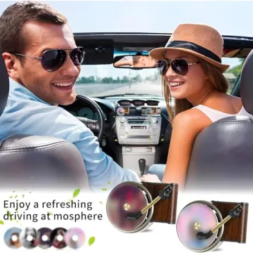 Record Player Car Air Fresheners - 12Pcs Set