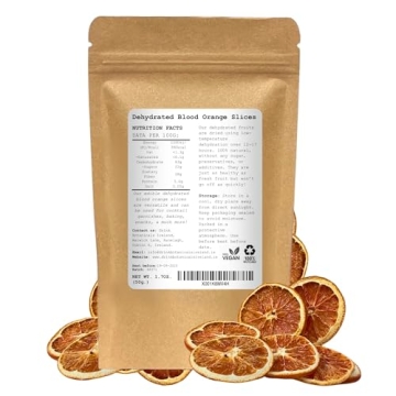 Premium Dehydrated Blood Orange Slices for Cocktails
