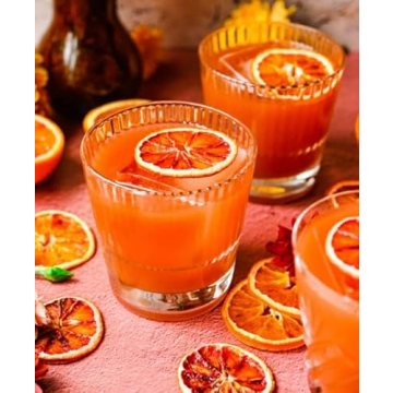 Premium Dehydrated Blood Orange Slices for Cocktails
