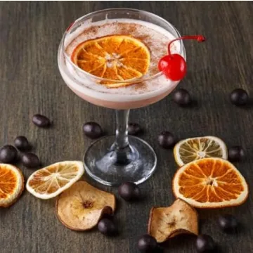 Premium Dehydrated Blood Orange Slices for Cocktails