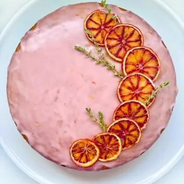 Premium Dehydrated Blood Orange Slices for Cocktails