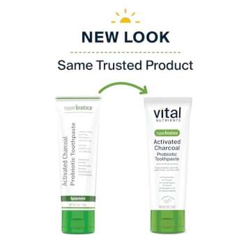 Activated Charcoal Probiotic Toothpaste for Oral Health