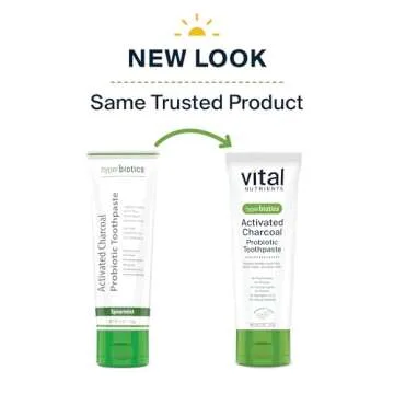 Activated Charcoal Probiotic Toothpaste for Oral Health