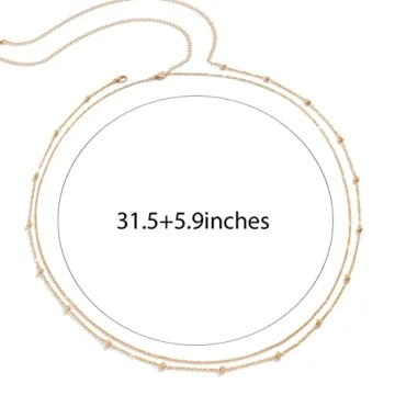 Dainty Belly Chain Set for Stylish Beach Accessory