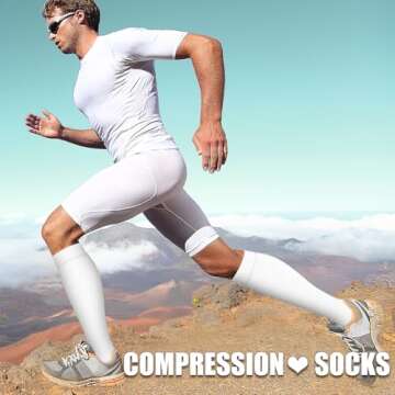 3 Pack Medical Compression Sock-Compression Sock for Women and Men-Best for Running,Nursing,Sports