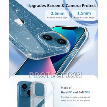 Protective MIODIK iPhone 13 Case with Screen Protectors