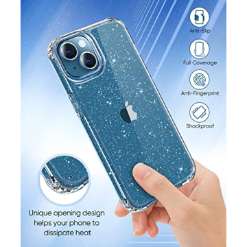 Protective MIODIK iPhone 13 Case with Screen Protectors