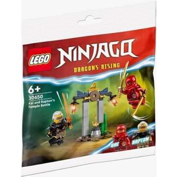 LEGO Ninjago: Kai and Rapton's Temple Battle Polybag with Additional Red Cape 30650