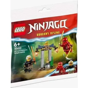 LEGO Ninjago: Kai and Rapton's Temple Battle Polybag with Additional Red Cape 30650