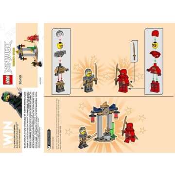 LEGO Ninjago: Kai and Rapton's Temple Battle Polybag with Additional Red Cape 30650