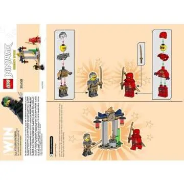 LEGO Ninjago: Kai and Rapton's Temple Battle Polybag with Additional Red Cape 30650