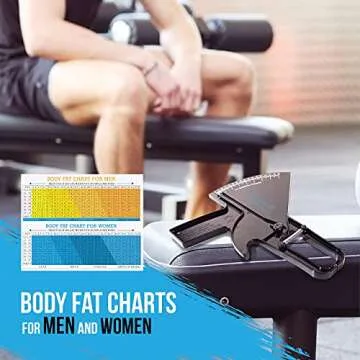 Lightstuff Precision Skinfold Caliper - Monitor Your Body Fat Easily