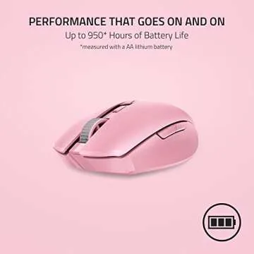 Razer Orochi V2 Mobile Wireless Gaming Mouse: Ultra Lightweight - 2 Wireless Modes - Up to 950 Hr Battery Life - Mechanical Mouse Switches - 5G Advanced 18K DPI Optical Sensor - Quartz Pink